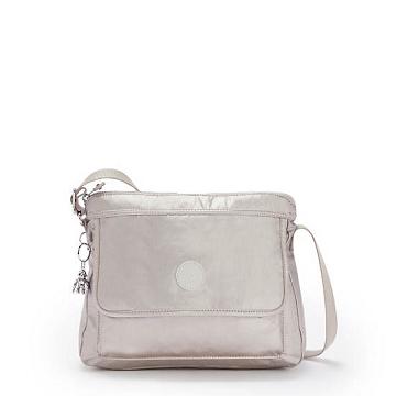 Kipling Aisling Metallic Crossbody Bags Metallic Glow | AU 1047JP